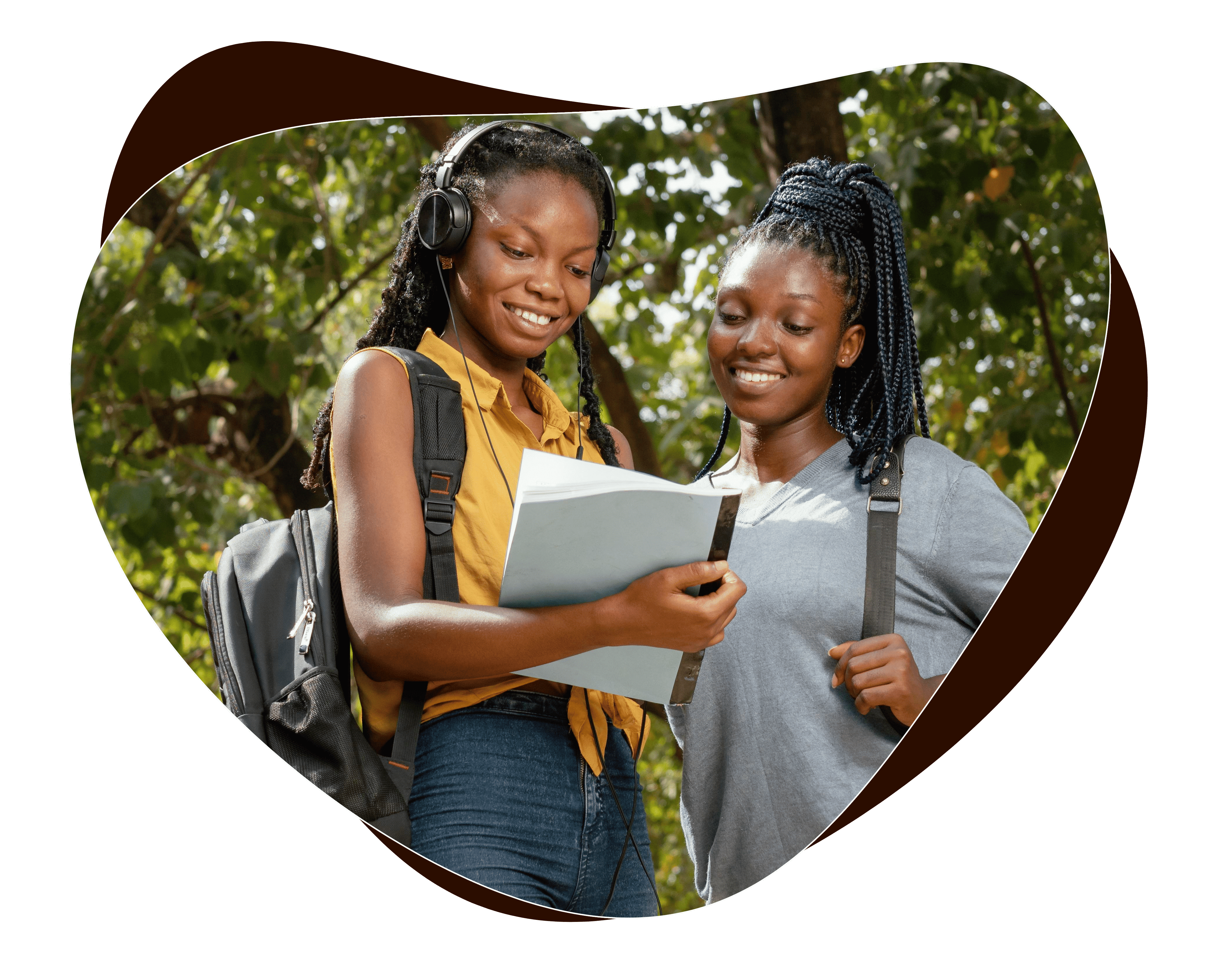 Students studying together
